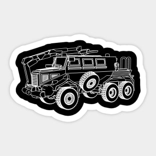 Buffalo mine protected vehicle Sticker